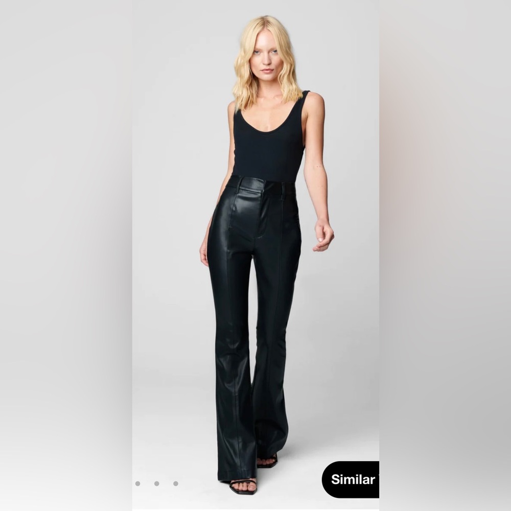 [BLANK NYC] Womens Vegan Leather High Rise Pants